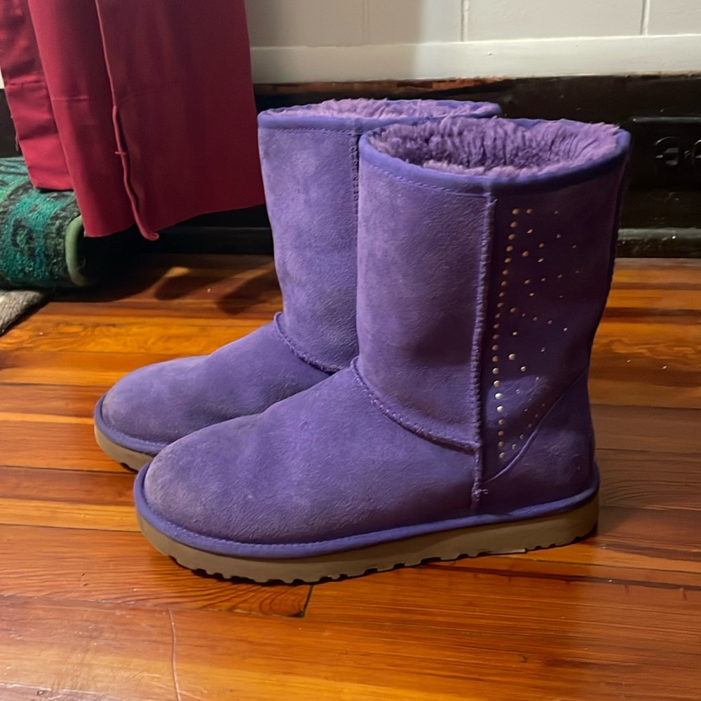 Purple Ugg Boots Size 9-9.5